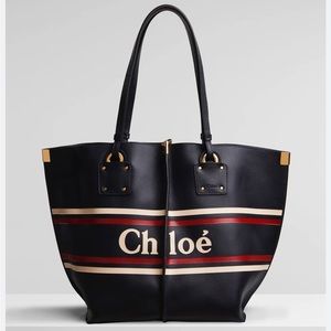 Chloe Vick Leather Embossed Tote
